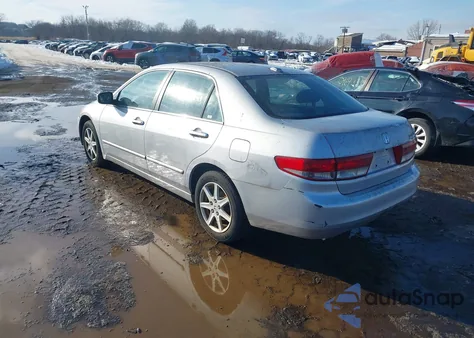 2004 Honda Accord 3.0 Ex из США, поврежденный, VIN 1HGCM66534A088311